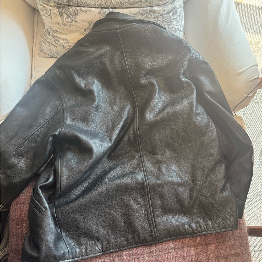 Black Leather Jacket Maxfield Parrish - Picture 2 of 6